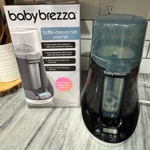 Baby Brezza Bottle and Breastmilk Warmer - Black and Gray